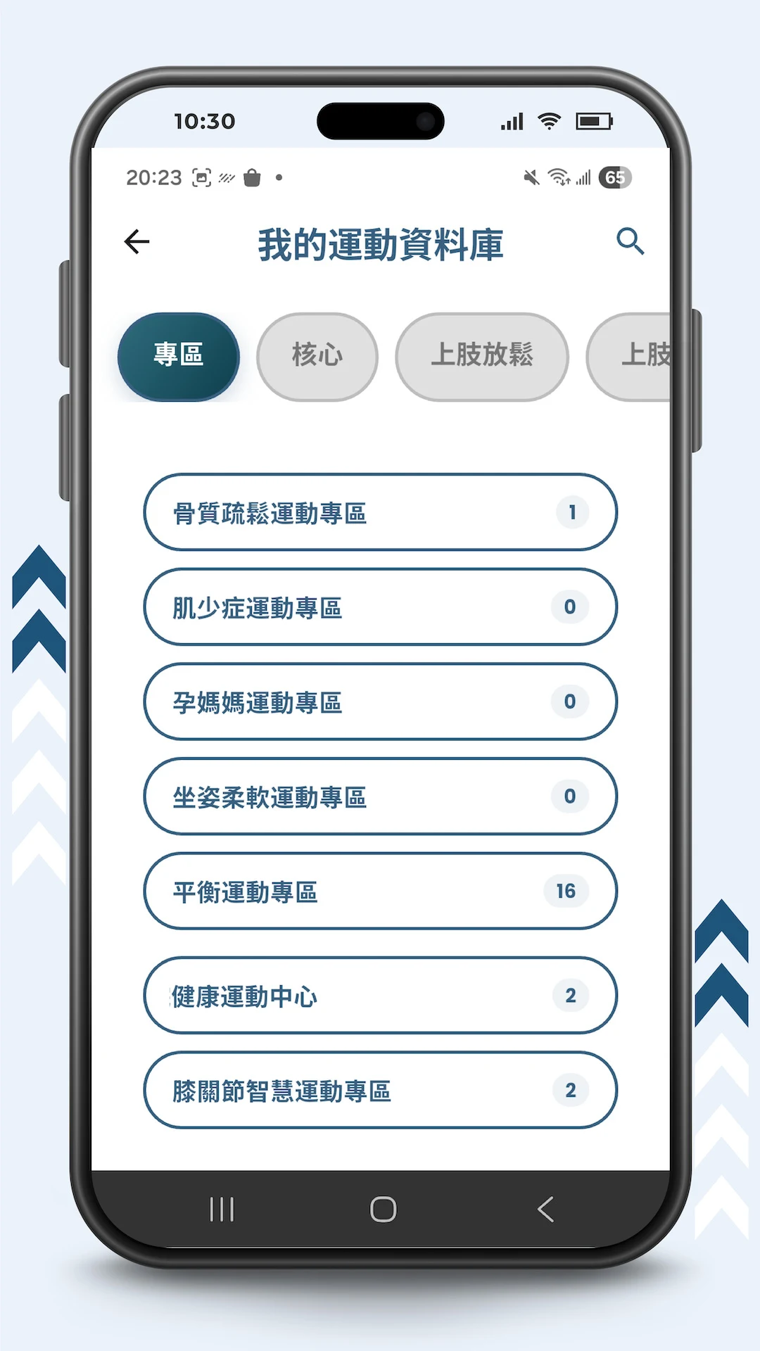 Exercise Database - Evidence-based programs